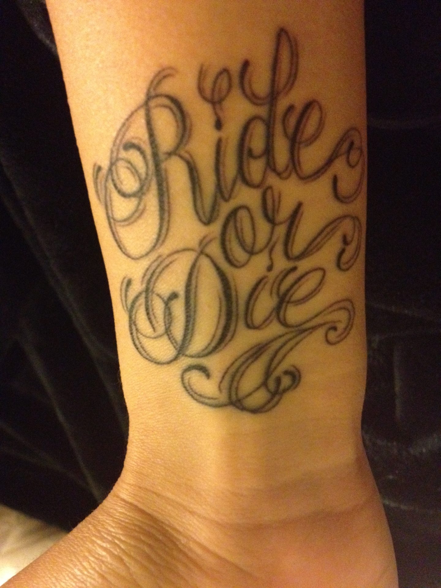 Ride Or Die Tattoo Designs Castingrenew