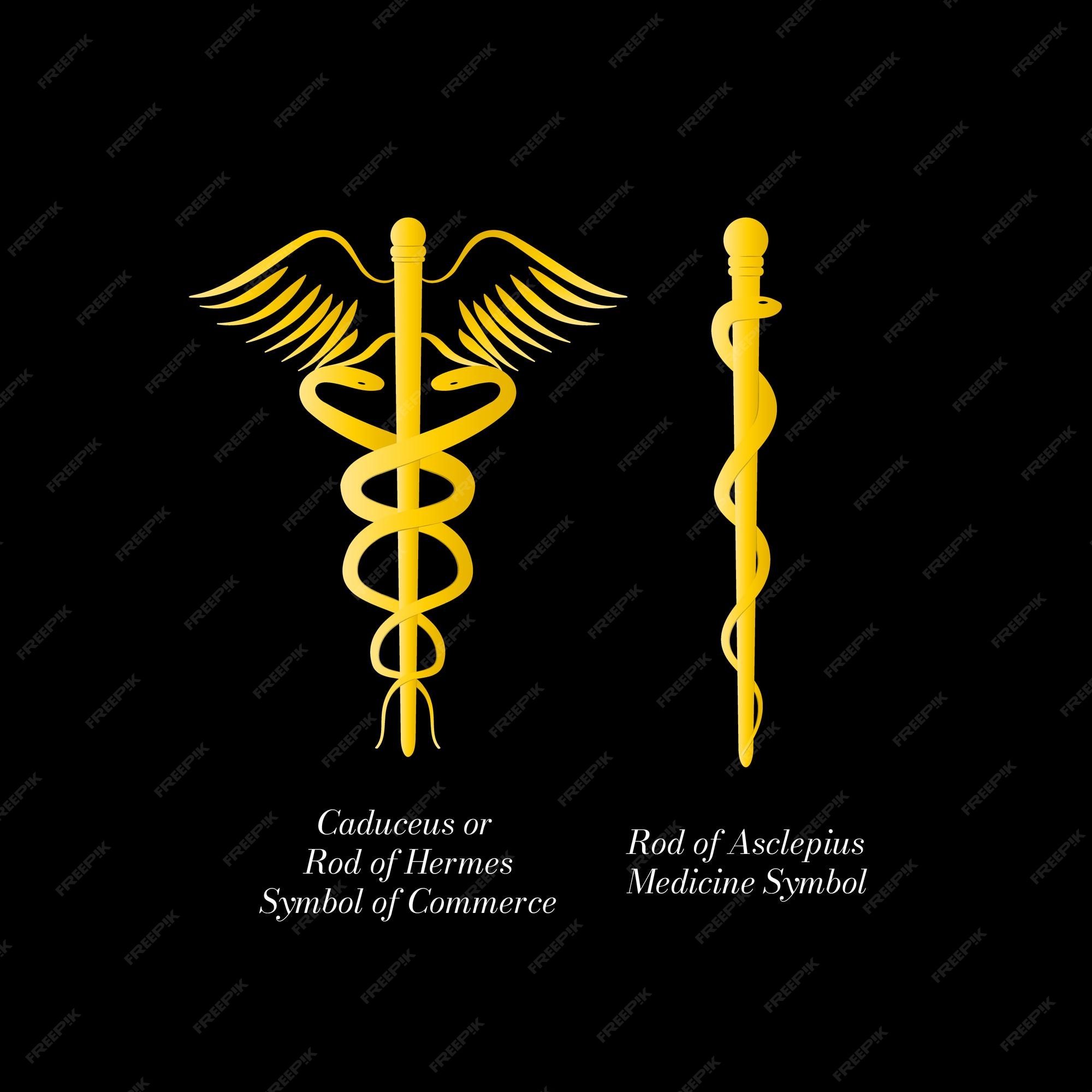 Rod Of Asclepius Or A Snake And A Stick Caduceus Tattoo Ovid