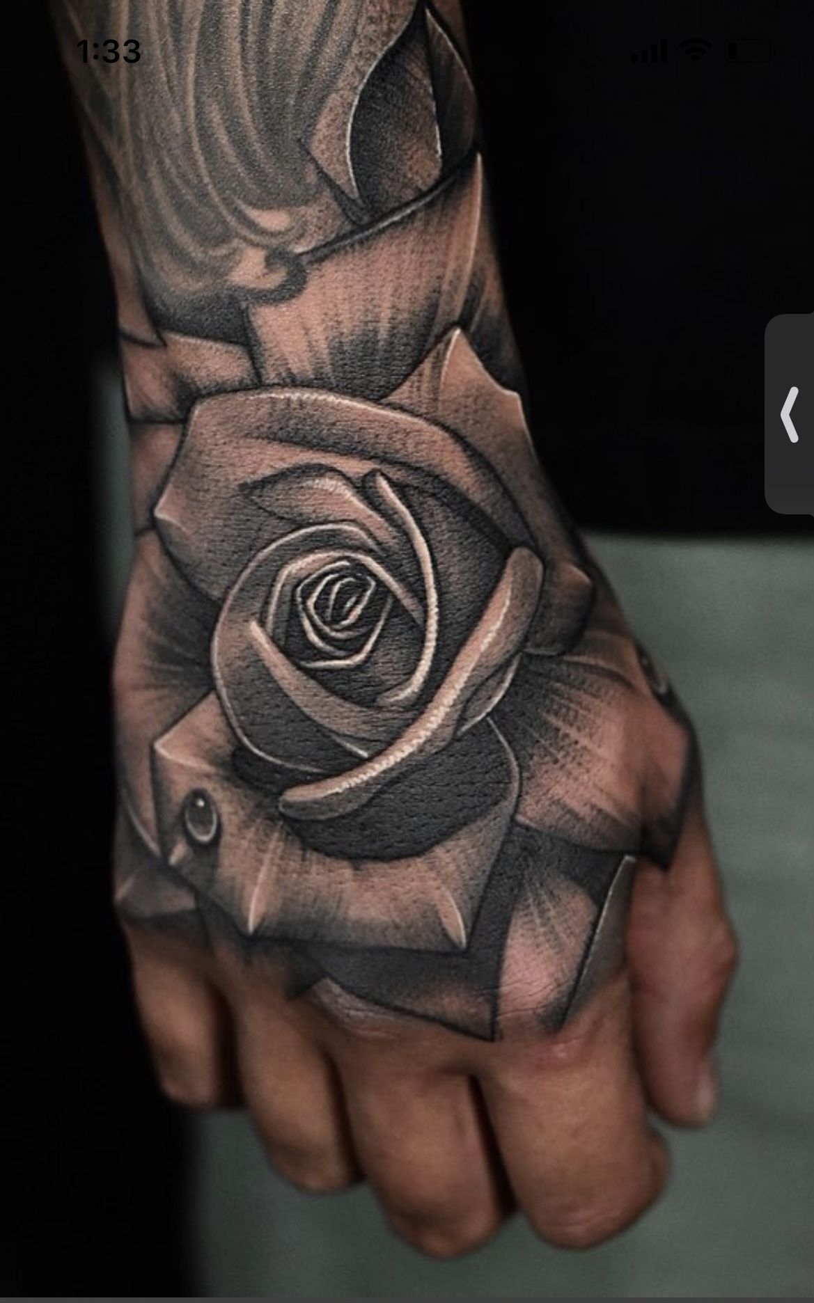 Rose Hand Tattoos For Men Viraltattoo