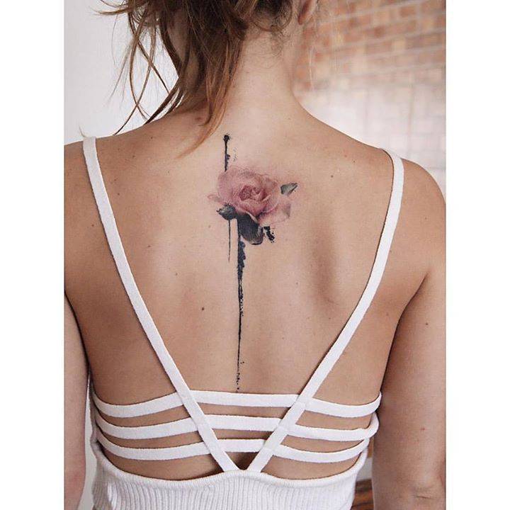 Rose Watercolor Tattoo Design Ideas and Inspiration