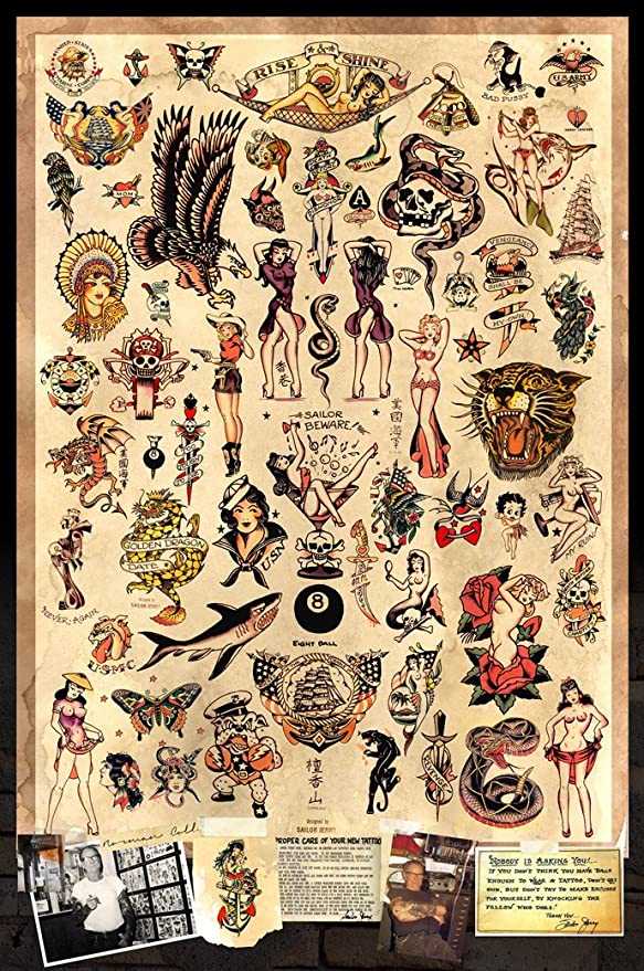 Sailor Jerry Tattoo Ideas Sailor Jerry Tattoos Sailor Jerry Tattoo Flash Sailor Jerry