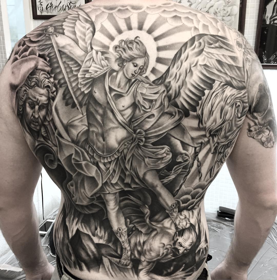 Saint Michael Tattoo Design Ideas and Meanings