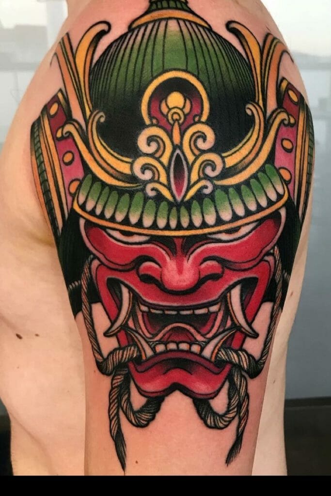 Samurai Mask Tattoo Design Ideas And Inspiration Tiktok