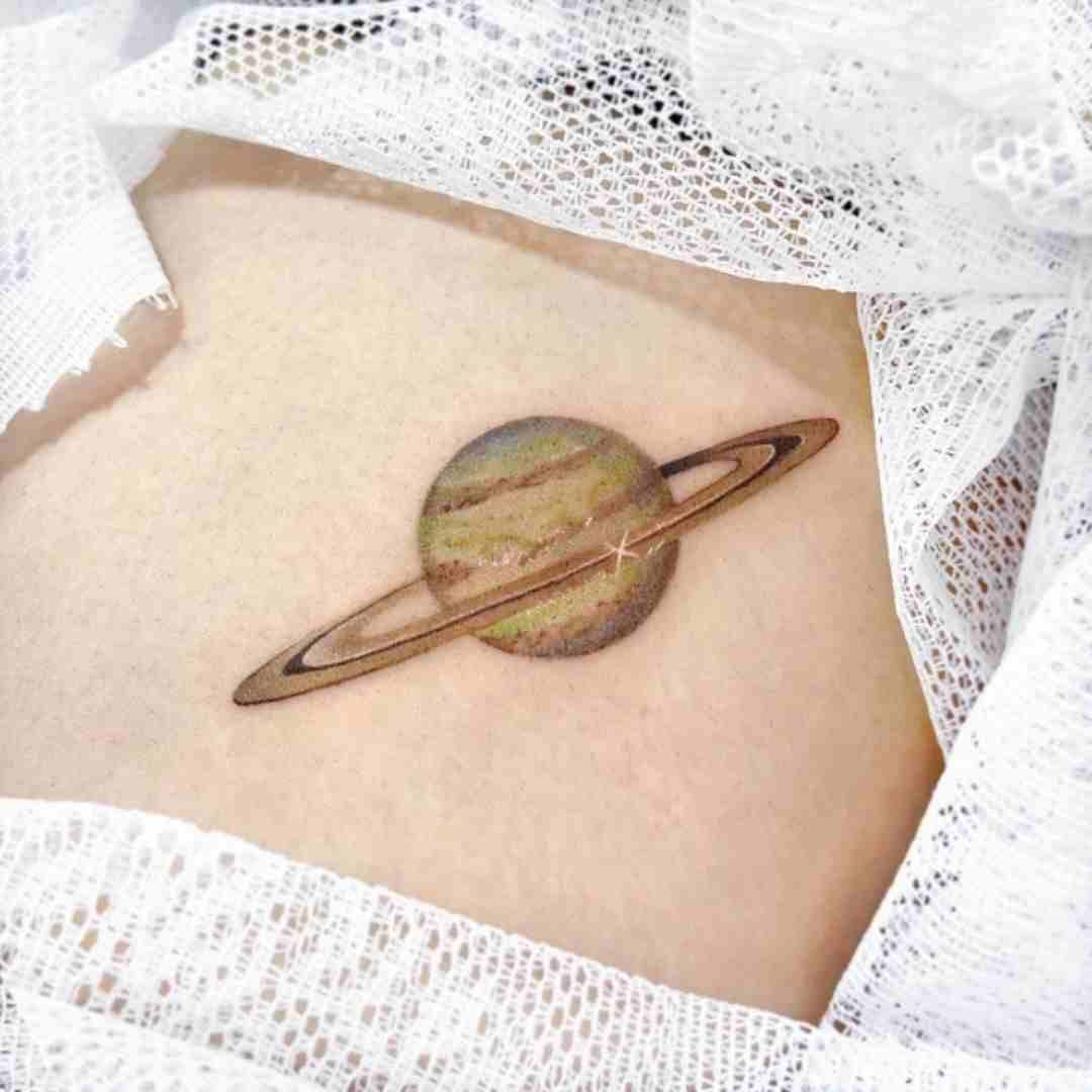 Saturn Tattoo Guide What Do Saturn Tattoos Mean Astro Tattoos