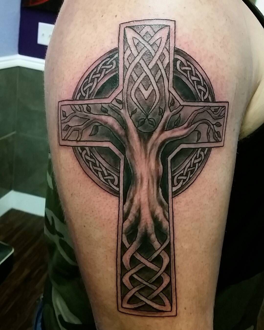 Scottish Celtic Cross Tattoo Designs Tattos