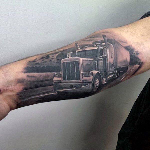 Semi Trucks Tattoos Images Tatto Designs