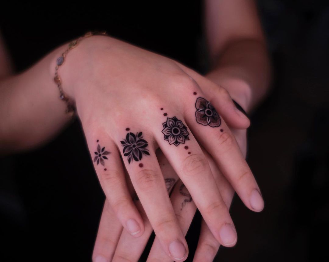 Share 72 Tribal Finger Tattoos In Cdgdbentre