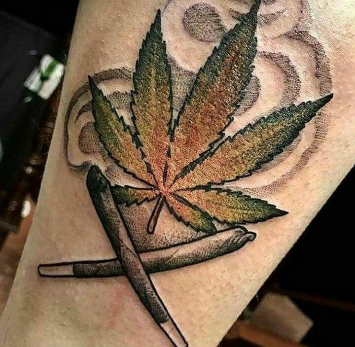 Share More Than 78 Weed Tattoos For Men Best In Cdgdbentre