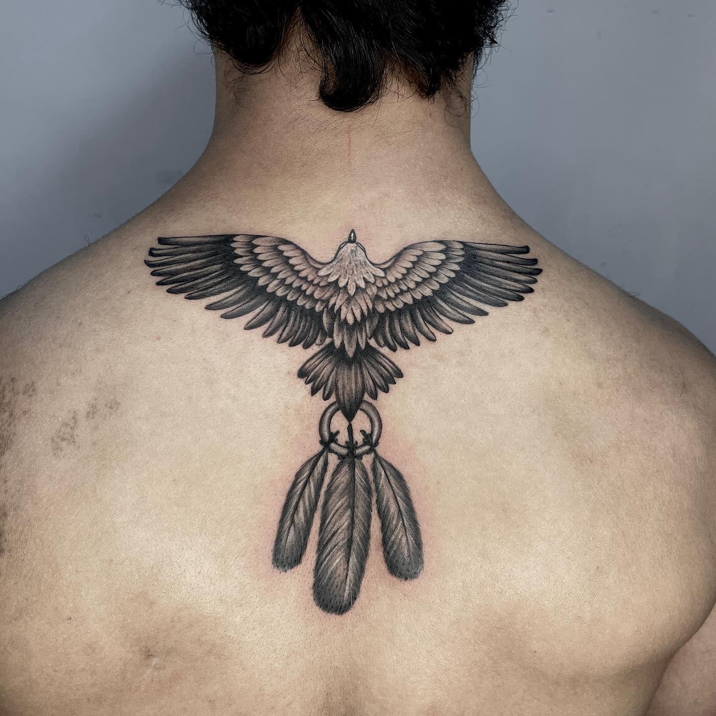 Share More Than 79 Eagle Tattoos On The Back In Cdgdbentre