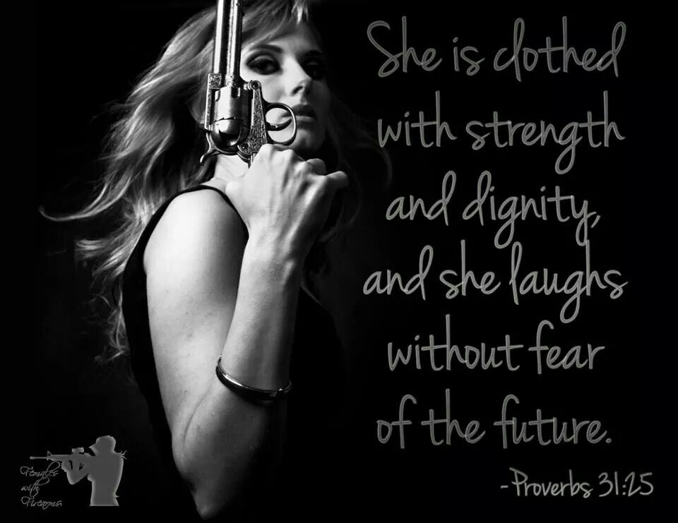 She Is Clothed In Strength And Dignity And She Laughs Without Fear Of