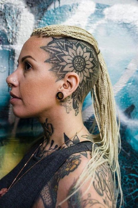 Unique Side Head Tattoos for a Bold Statement