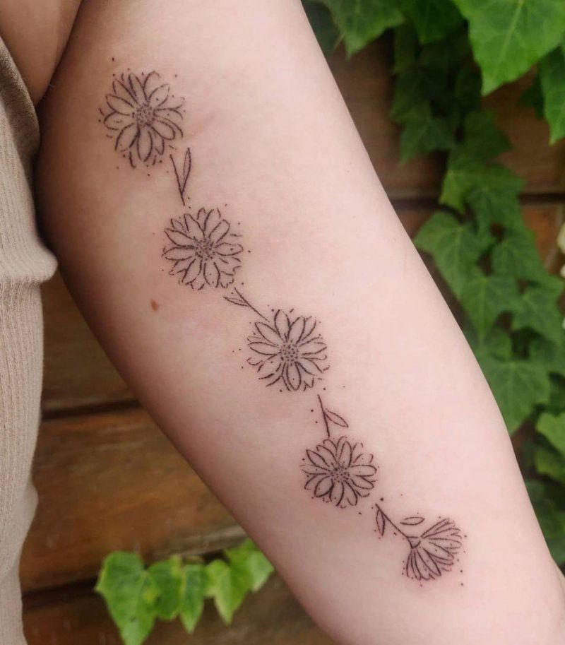 Simple Daisy Chain Tattoo Pattern Ap Human Geography