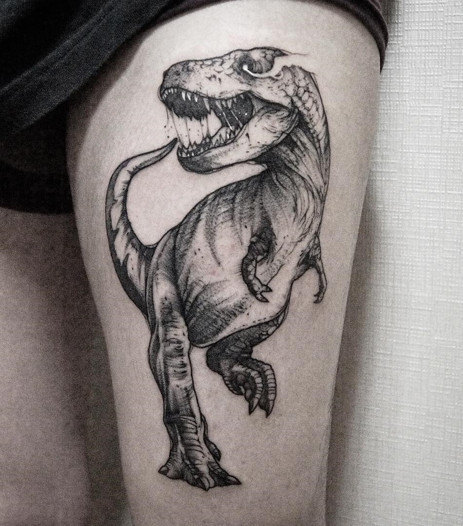 Simple Dinosaur Tattoos