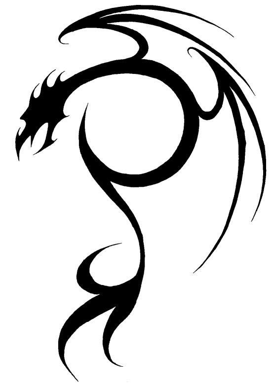 Small Simple Dragon Tattoo Designs and Ideas