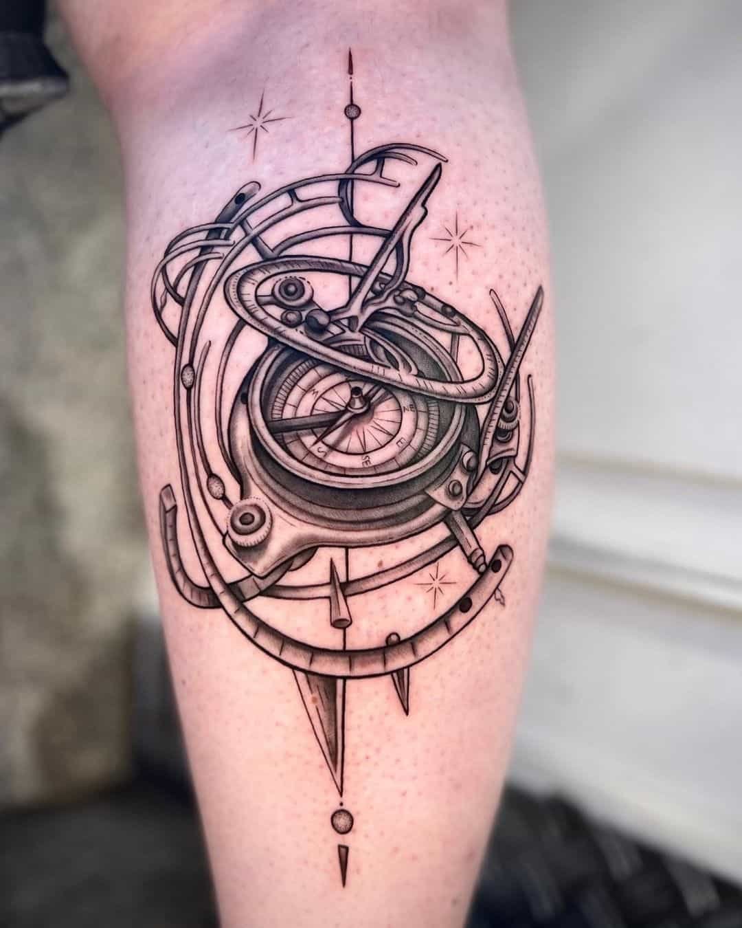 Simple Forearm Compass Tattoo Designs Compass Tattoo Design Compass