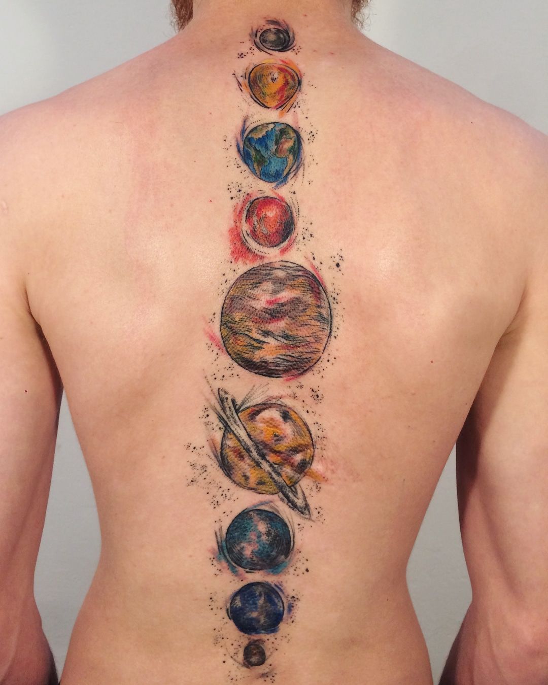 5 Simple Solar System Tattoo Designs You'll Love