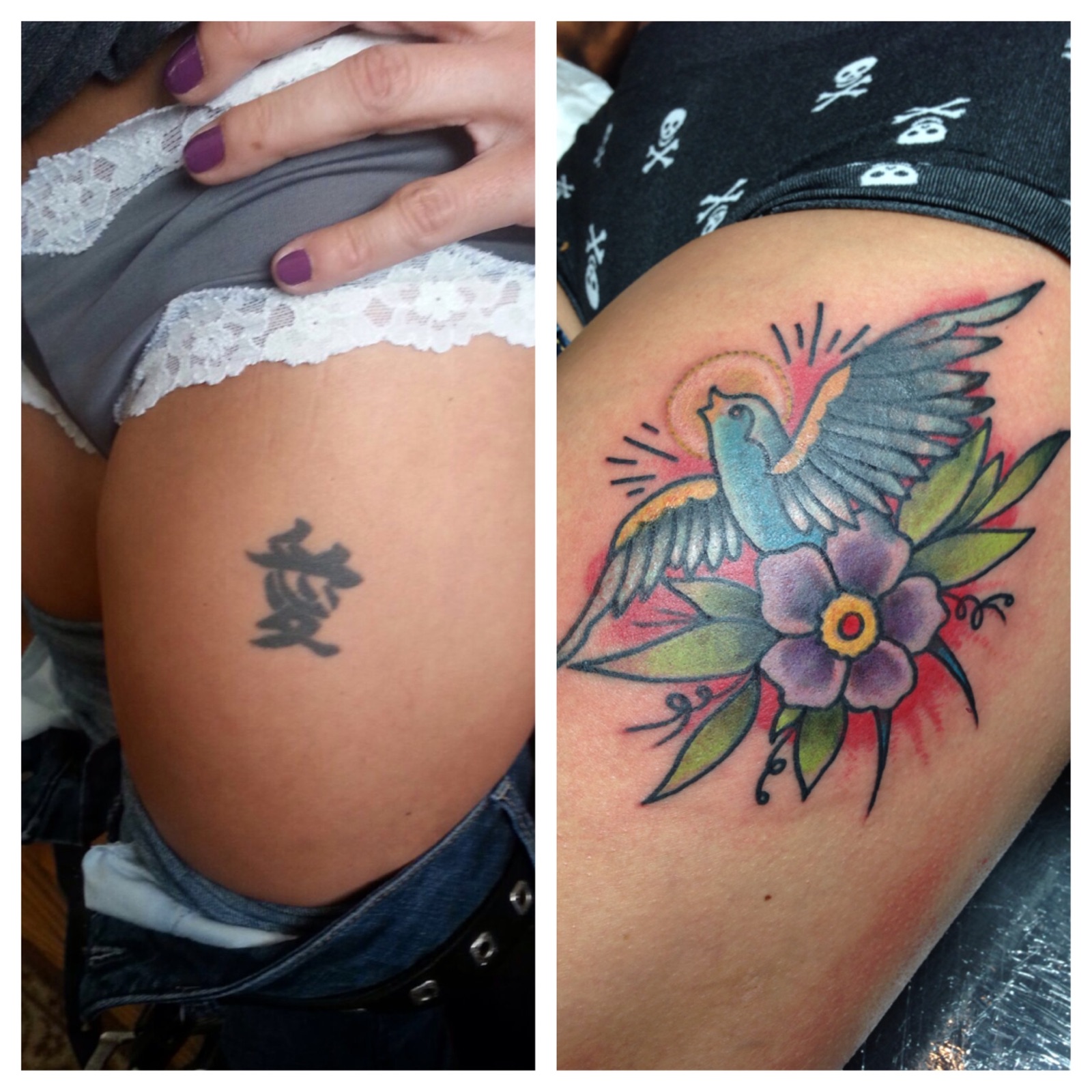 Small Coverup Tattoo Girly Tattoos Pretty Tattoos Beautiful Tattoos