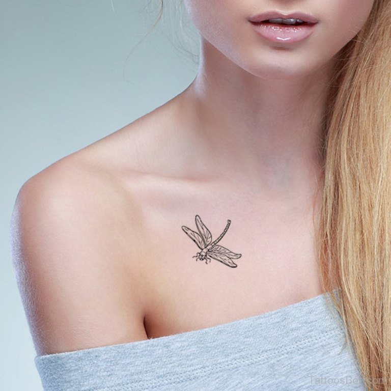 Small Dragonfly Tattoo Female