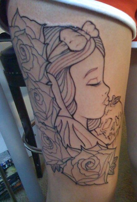 Snow White In Traditional Style Tattoos Artofit