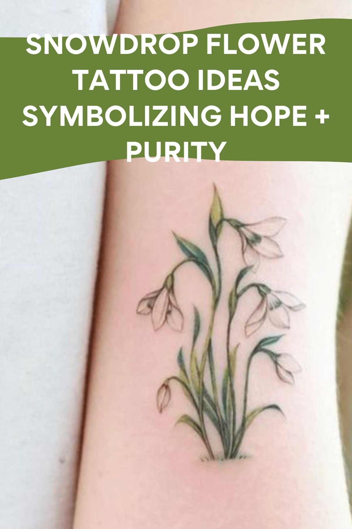 Snowdrop Tattoo Idee Per Tatuaggi Tatuaggi Idee