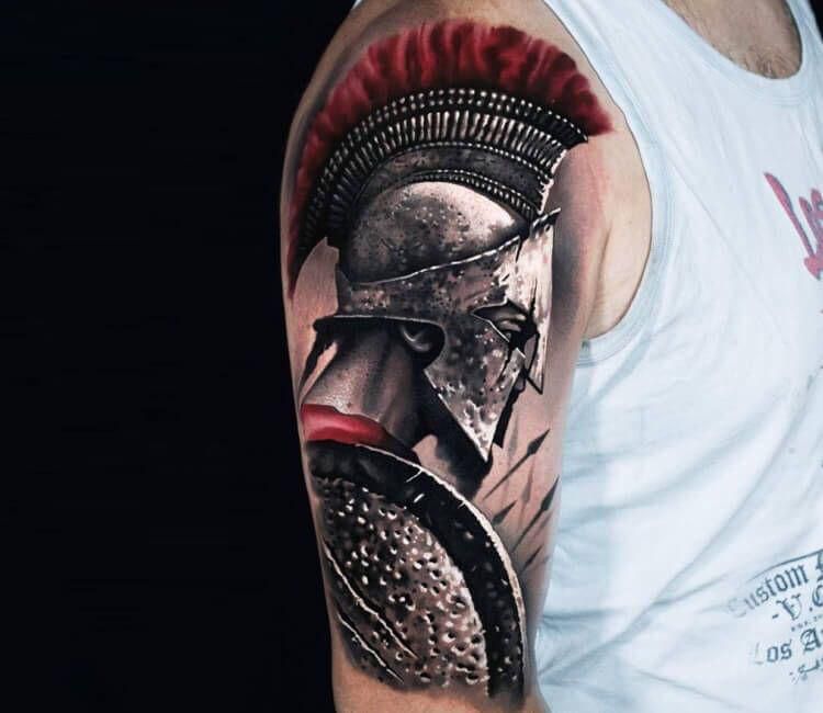 Spartan Warrior Tattoo By A D Pancho Post 31418 Spartan Tattoo