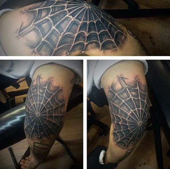 Spider Web Tattoo Designs