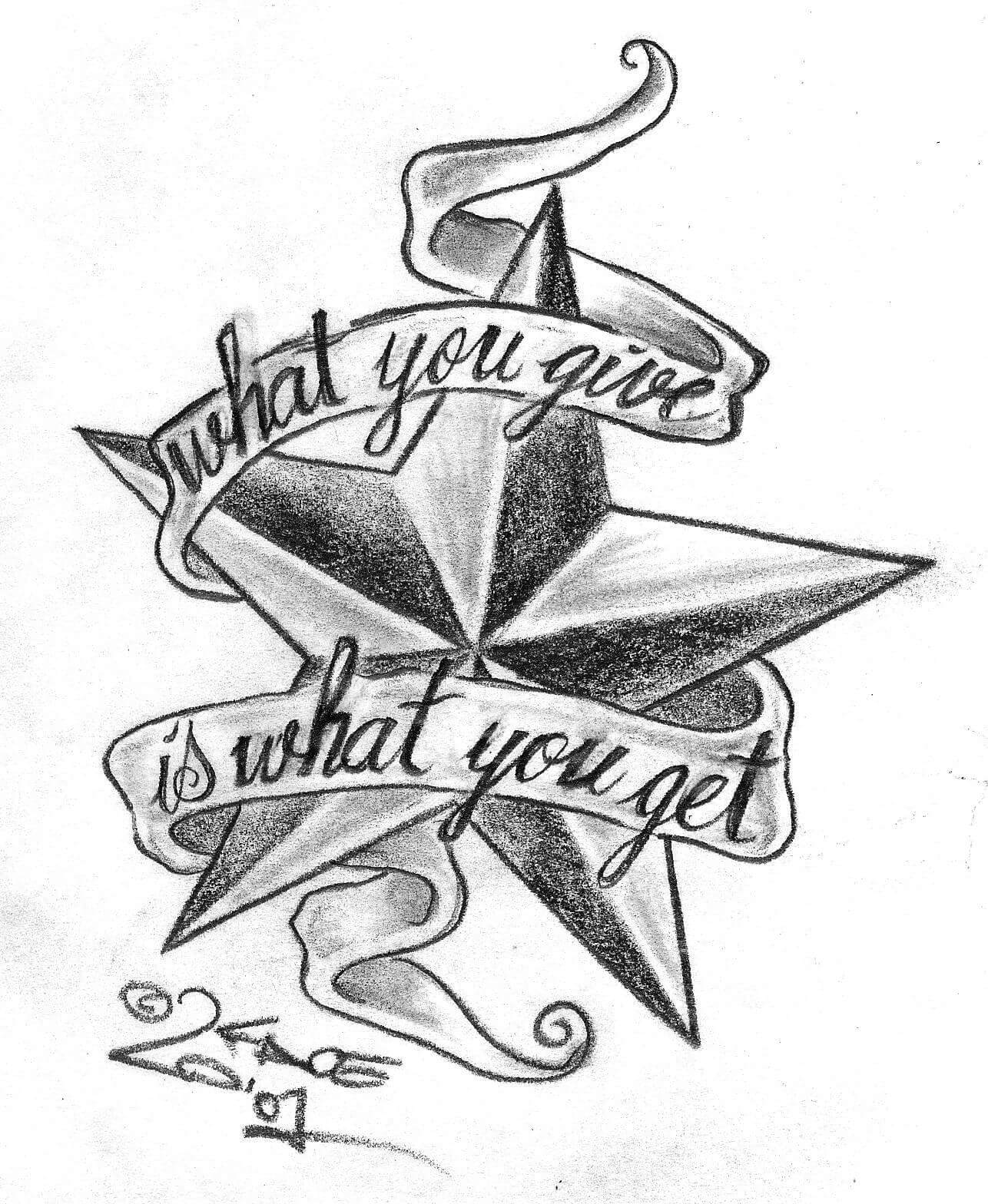 Star Tattoo Designs The Body Is A Canvas