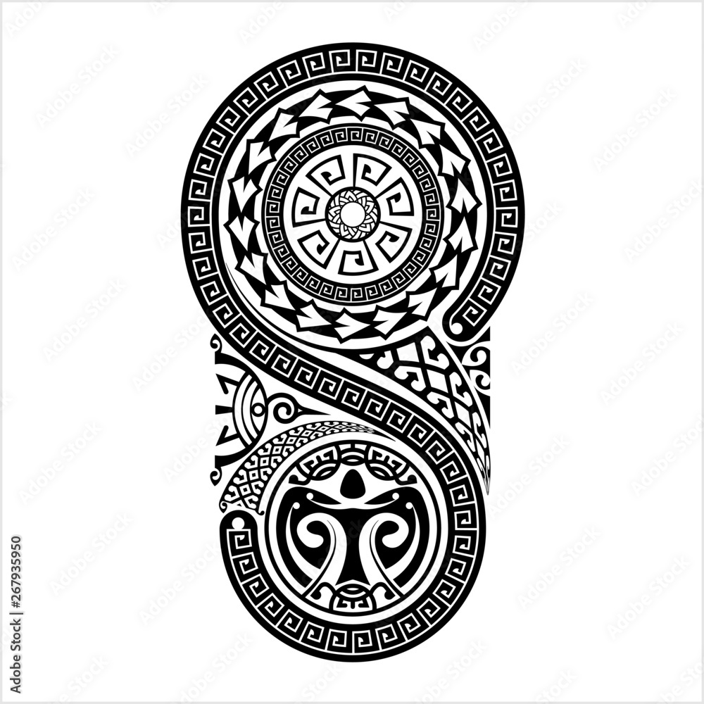 5 Tribal Stencil Sleeve Tattoo Designs to Inspire