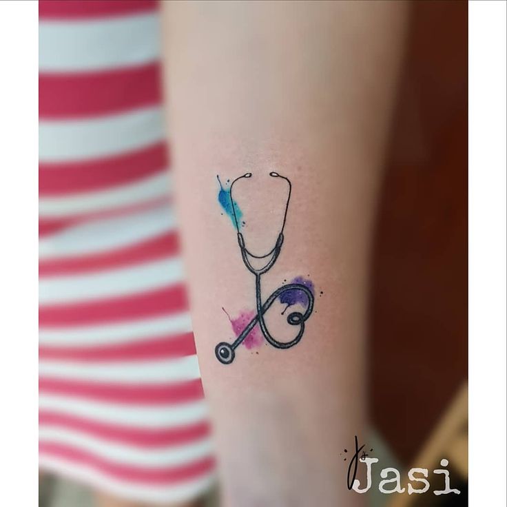 Stethoscope Nurse Tattoo Designs