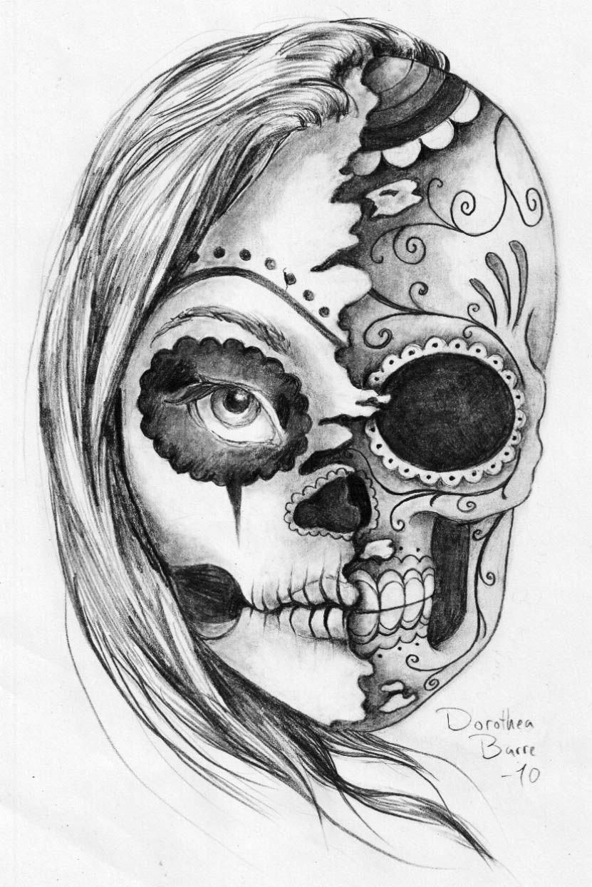 Sugar Skull Tattoos And Designs Sugar Skull Tattoo Meanings And Ideas