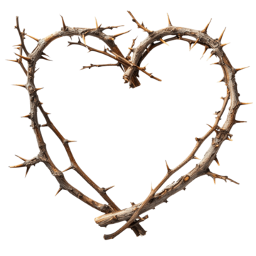 Symbolic Heart Shaped Thorns Symbolism Heart Shaped Thorns Png