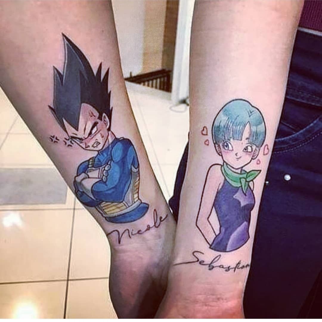 Tattoo Bulma And Vegeta In 2023