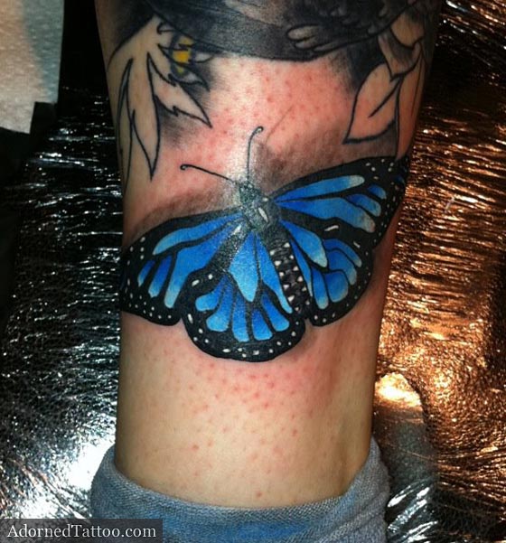 10 Stunning Tattoo Butterfly Ankle Designs