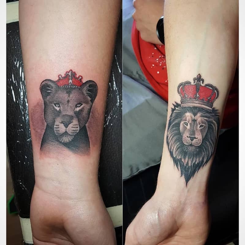 Tattoo Designs For Male Wrist Lion