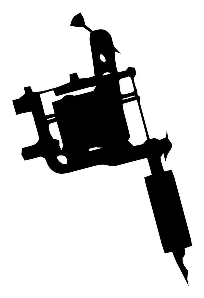 5 Ways to Design Tattoo Machine Silhouette Logo