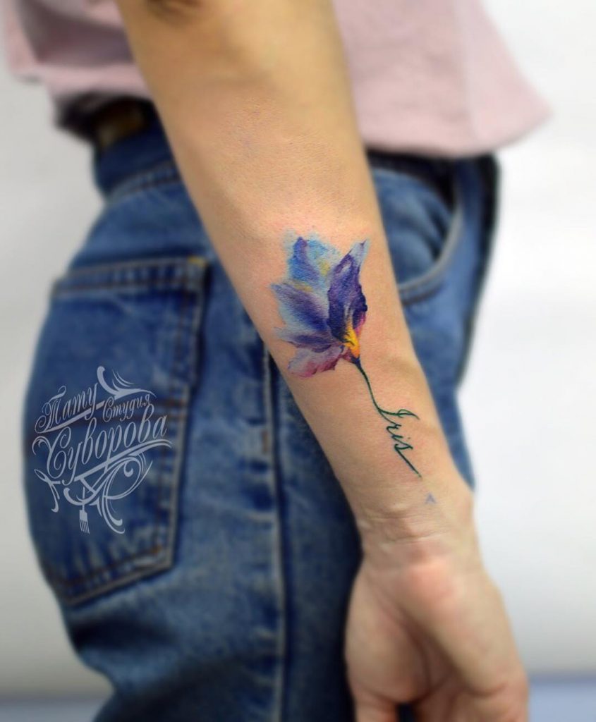 Violet Flower Tattoo Meaning and Design Inspiration