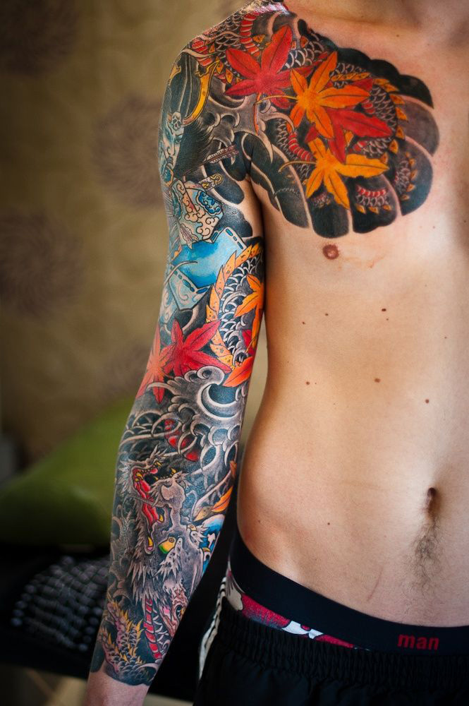 7 Tattoo Sleeve Chest Ideas for Men