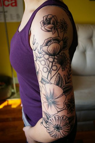 5 Beautiful Ways to Design a Floral Tattoo Sleeve