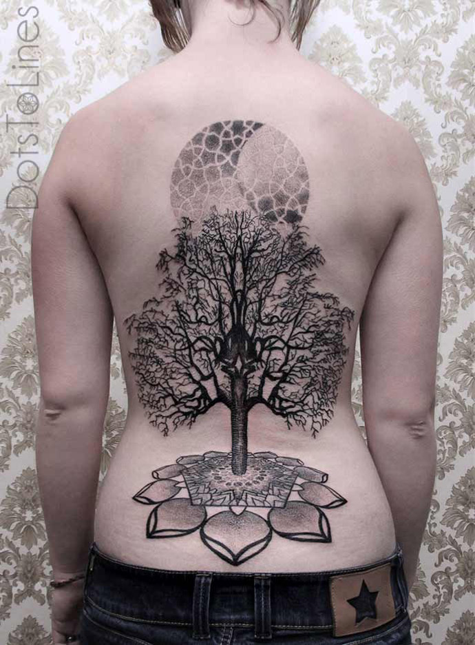 Tattoo Tree Back Designs and Meaning Explained