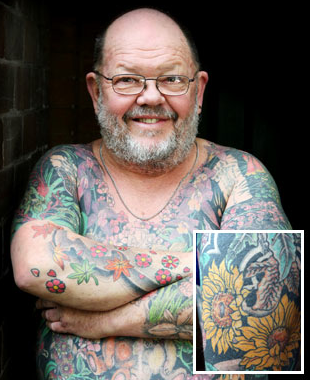 Tattoos Gone Mad Old People With Tattoos Older People With Tattoos