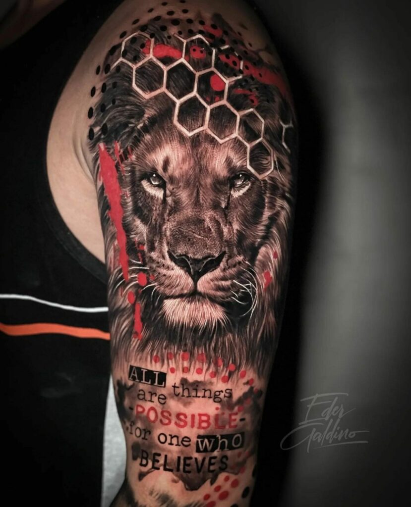 Tattoos Mythological Leg Sleeve Tattoo Lion Tattoo Sleeves Leg Sleeve