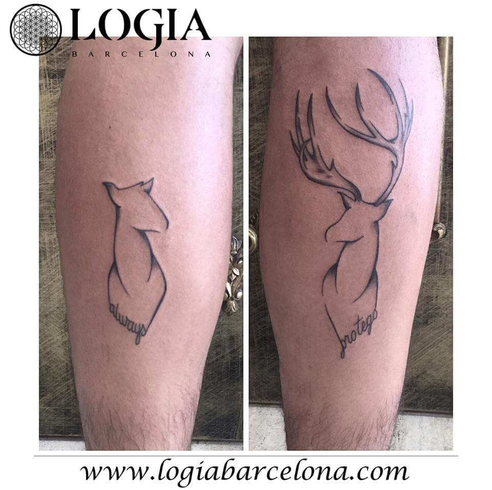 Tatuajes De Ciervos Tatuajes Logia Barcelona