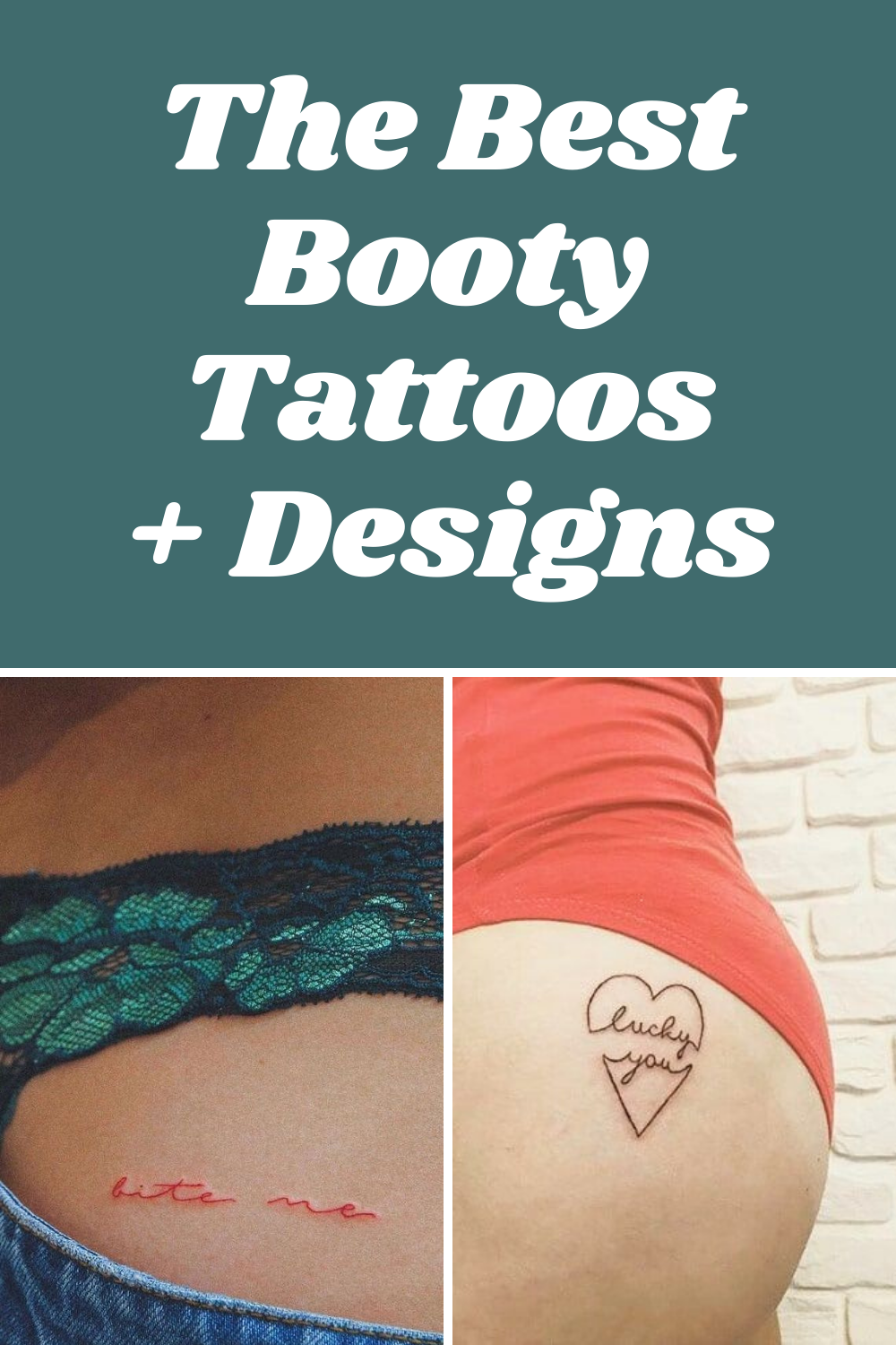 The Best Booty Tattoos Designs Tattoo Glee