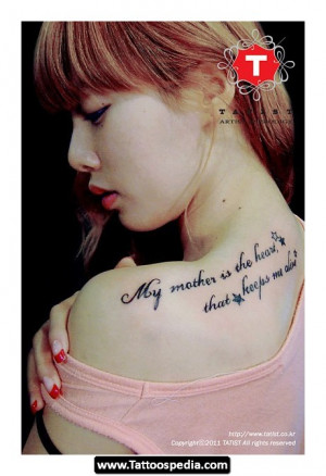 The Best Mother Tattoo Quotes Home Family Style And Art Ideas