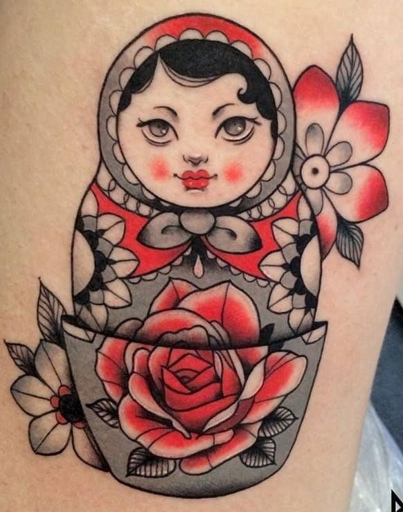 The Matryoshka Doll Tattoo One Of The Most Beautiful Symbols Of Russia