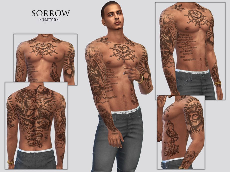 The Sims Resource Tattoo Set