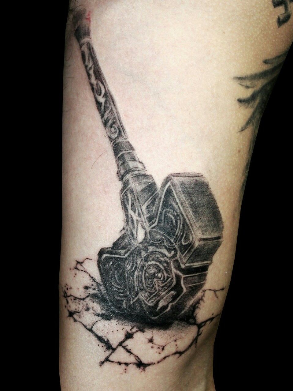 Thor Hammer Mjolnir Tattoos Viking Tattoos Armor Tattoo