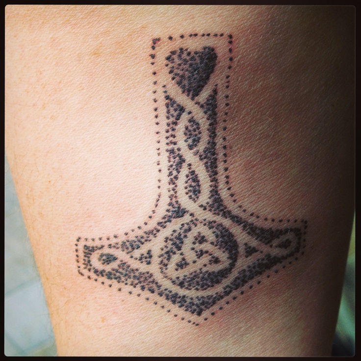 Thor S Hammer On Behance Thor Tattoo Thor Hammer Tattoo Viking Tattoos