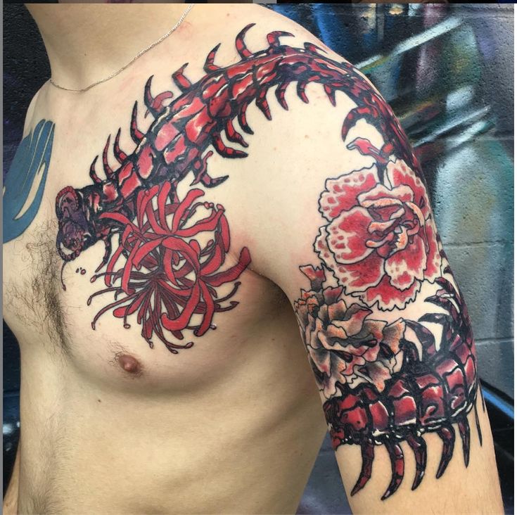 Thought You Guys Might Like My Tokyo Ghoul Inspired Centipede Tattoo