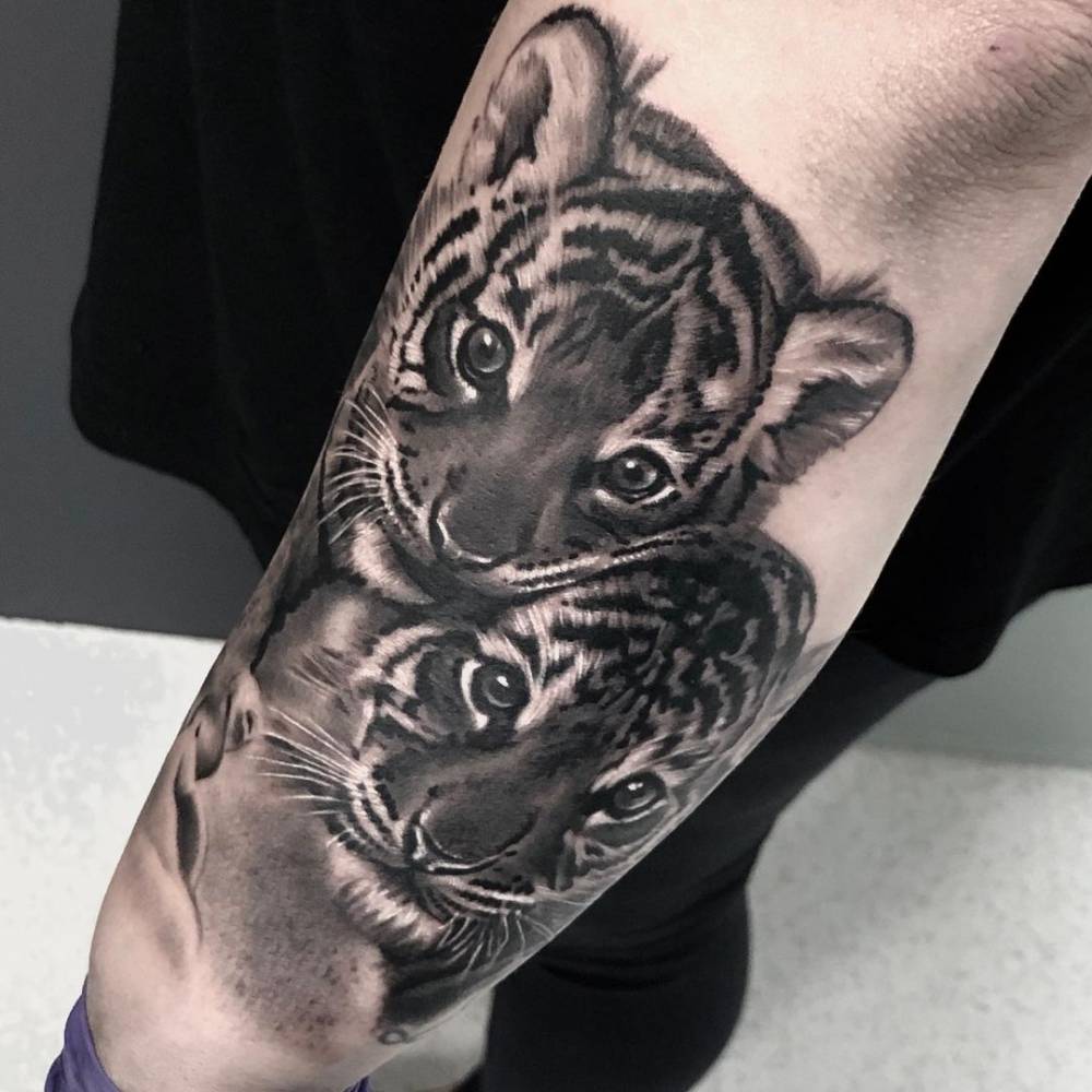 Tiger Cub Tattoo Ideas Photos